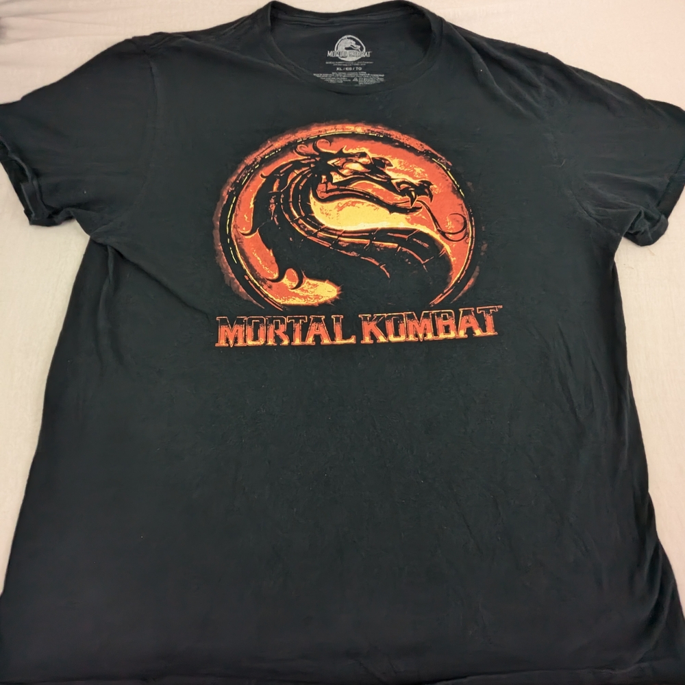 Black Mortal Kombat Short Sleeve Tee